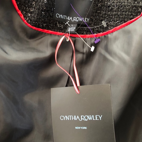 NWT Cynthia Rowley sparkly blazer - Picture 4 of 5